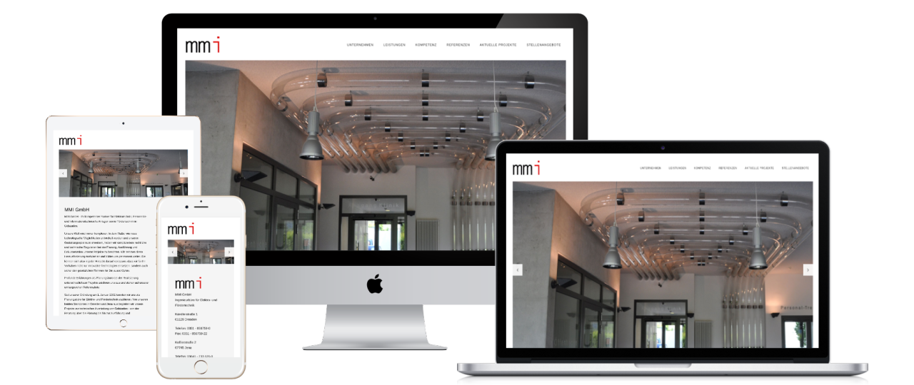 MMI GmbH Neue Internetseite