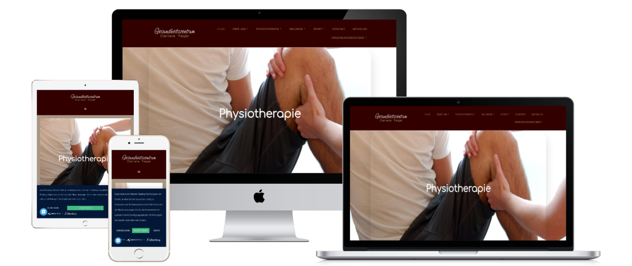 Praxiswebsite für Physiotherapie - Daniela Träger